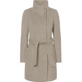 Jas - Hoge Hals - Zwart - Volledig Gevoerd