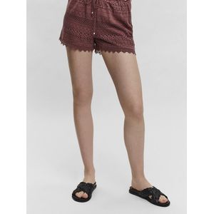 Shorts - Kanten Detail - High Waist - Regular Fit