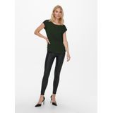 Haut - Ample - T-shirt - Normale Coupe - Fermeture Éclair Dans Le Dos