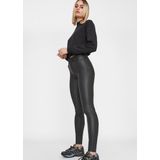 Noisy May NMCallie High Waist Skinny Coated Pants Jeans zwart