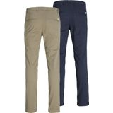 JACK & JONES Marco Dave Pk loose fit - heren chino - beige blauw