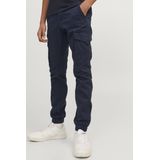 JACK & JONES JUNIOR - Cargo Broek - Marineblauw - Katoen