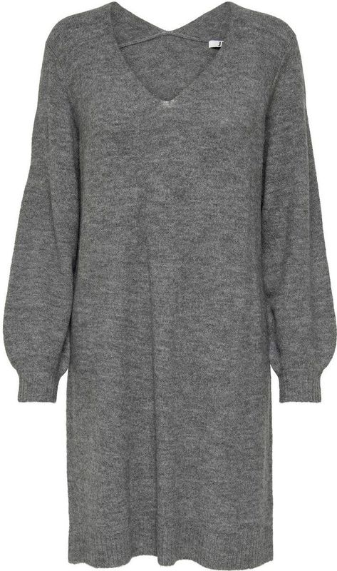 JDY - Trui-Jurk - Grijs - Acryl