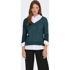 JDY - Gebreide Pullover - V-Hals - Lange Mouwen - Geribde Manchetten - Knit Fit