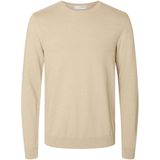 SELECTED HOMME Gebreide Trui - Oatmeal Melange - Regular Fit