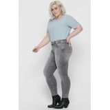 Only Carmakoma - Carwilly Life Reg Sk Ank Jn Rea - Jeans - Grijs - Denim