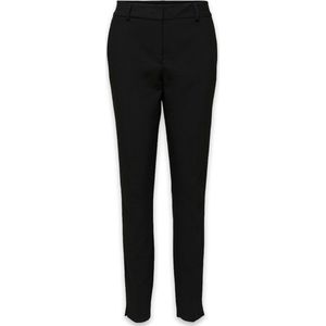 SELECTED FEMME - Taps Toelopende Damesbroek - Zwart - Slim Fit