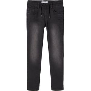 Rechte jeans NAME IT. Katoen materiaal. Maten 11 jaar - 144 cm. Zwart kleur