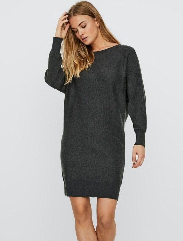 Noisy May - Ship Boat Neck - Korte Jurk - Gebreid - Midi