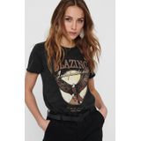 Damen-T-Shirt Only Lucy life Kurzärmelig western top boxs