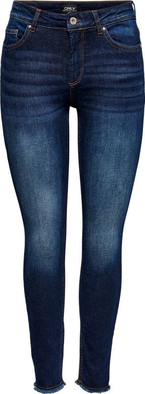 Only - Blush Life Mid Waist Skinny Ankle - Spijkerbroek - Rekbaar Materiaal