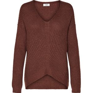 JDY - Gebreide Pullover - Blauw - V-Hals - Lange Mouwen - Knit Fit