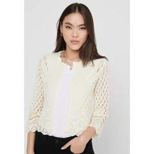 JDY - Vest - V-Hals - 3/4 Mouwen - Cropped - Knit Fit