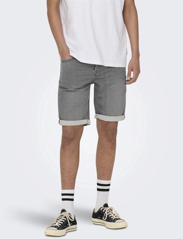 Only & Sons Onsply Life Reg Grey Jog Pk 8583 Noos Heren Broek