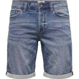 Only & Sons Onsply Life Jog Blue Shorts Pk 8584 Noos Heren Broek