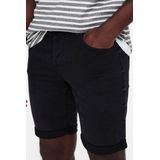 Onsply - Mid Waist Slim Fit Shorts - Dark Denim - Regular Fit