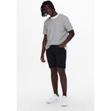 Onsply - Mid Waist Slim Fit Shorts - Dark Denim - Regular Fit