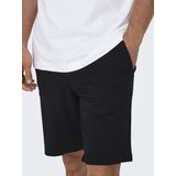 Korte Broek - Zwart - Viscose/Polyester/Elastaan