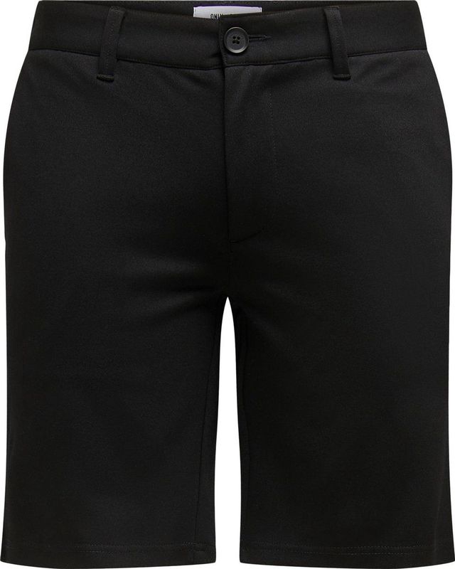 Korte Broek - Zwart - Viscose/Polyester/Elastaan