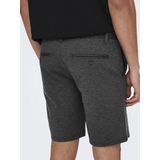 Korte Broek - Klassiek - Zwart - 64% Viscose 31% Polyester 5% Elastaan