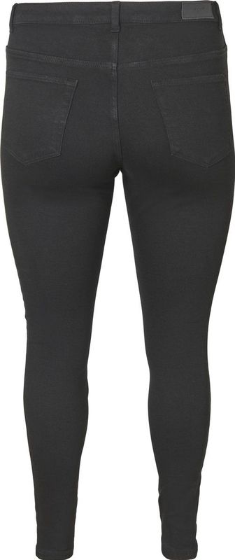 Vero Moda Curve Lora High Waist - Skinny Jeans - Blauw - Organische Katoen Blend