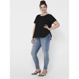 Only Carmakoma - Blouse - Zwart - Polyester