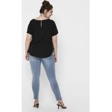 Only Carmakoma - Blouse - Zwart - Polyester