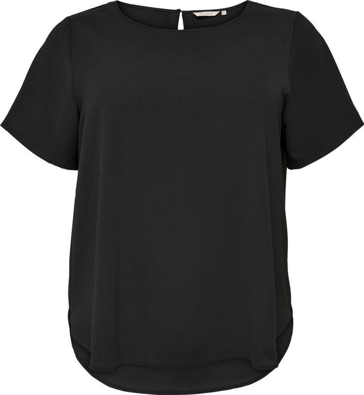 Only Carmakoma - Blouse - Zwart - Polyester