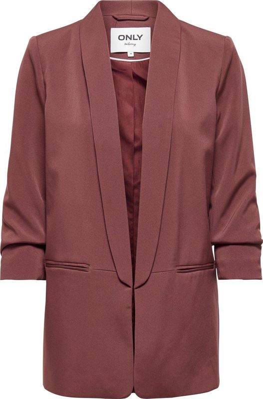 Only - Elly - Blazer - Effen - Stretchstof - 3/4 Mouwen