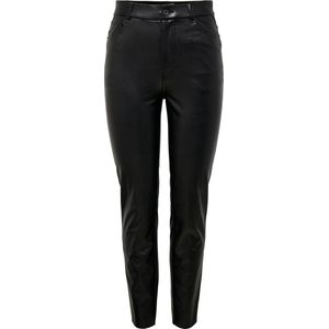Only Onlemily Hw St Ank Faux Leather Pnt Noos Dames Broeken