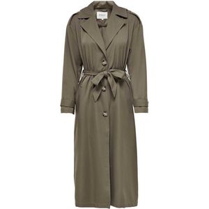 ONLY Trenchcoat Zomer ONLLINE met Ceintuur Bruin