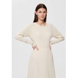 Selected SLFSTANDARD SS V-NECK TEE sweater dames zand