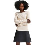 Selected SLFSTANDARD SS V-NECK TEE sweater dames zand