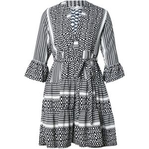 ONLY - Blousejurk - Zwart / Wit - ONLATHENA