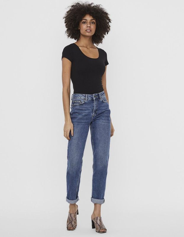 Vmmaxi - T-shirts - 2-pack - U-Hals - Korte Mouwen - Regular Fit