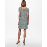 ONLBera - A-lijn Jurk - Bloemenprint - Jersey - Korte Lengte