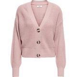 JDY Gebreid vest 'JDYJUSTY'  oudroze