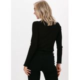 Selected Femme Anna Ls Crew Neck Tee Tops T-shirts - Zwart