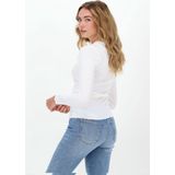 Selected Femme Anna Ls Crew Neck Tee Tops T-shirts - Wit