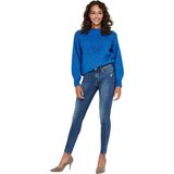 ONLY - OnLWAUW - Jeans - Blauw - Middelhoge Taille - Skinny Fit