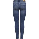 ONLY - OnLWAUW - Jeans - Blauw - Middelhoge Taille - Skinny Fit