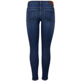 ONLY - ONLWAUW LIFE MID SKINNY Jeans - Blauw - Skinny Fit - Normale Waist