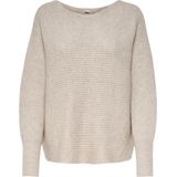 ONLY - Trui - Beige - Acryl - Vleermuismouwen