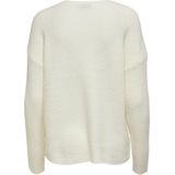 Only Trui Onlcamilla V-neck Pullover Knt 15204588 Birch/melange Dames