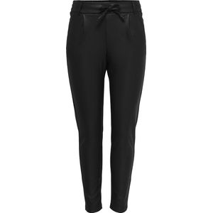 Only - ONLPOPTRASH EASY COATED PANT - Stretchbroek - Zwart - Imitatieleren