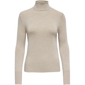 Only - Onlvenice - Pullover - Beige - 82% Viscose, 16% Nylon, 2% Elastaan