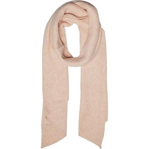 PIECES Pcpyron Long Scarf Lurex Noos Bc sjaal voor dames, Cameo Rose/Detail: Silver Lurex, Eén Maat