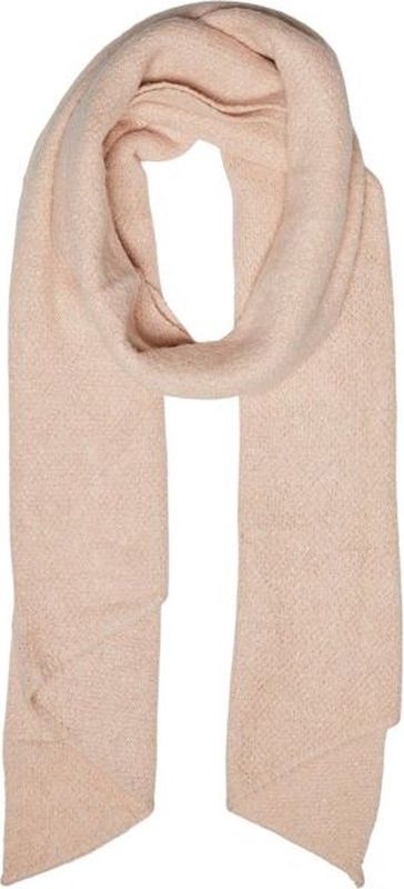Pieces Pcpyron Long Scarf Lurex Noos BC damessjaal, kamee-roos, details: Silver Lurex, Eén maat, Kamee Rose - Details: Silver Lurex