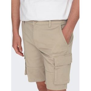 ONLY & SONS ONSCAM STAGE CARGO SHORTS - Groen - Katoen