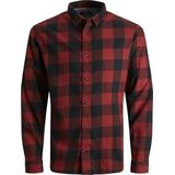 Overhemd - Geruit - Katoen - Lange Mouw - Regular Fit